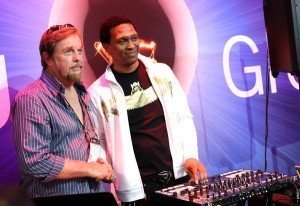 In This Photo: Keith Shocklee, Hartley Peavey Peavey Electronics Corporation CEO Hartley Peavey and musician Keith Shocklee attend the 2015 National Association of Music Merchants show media preview day at the Anaheim Convention Center on January 21, 2015 in Anaheim, California. (Jan. 20, 2015 - Source: Jesse Grant/Getty Images North America) 