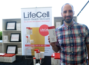 Tony Hale with LifeCell