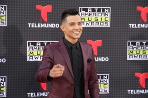 Regional Mexican singer and online sensation Luis Coronel walks the red carpet (Photo by: Fredwill Hernandez/THT)