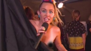 Miley Cyrus Nip Slip On Live TV During The Video Music Awards by LandonProduction - 2016