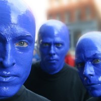 American Comedian and Actor Jason Sudeikis attends Blue Man Group in New York on April 22